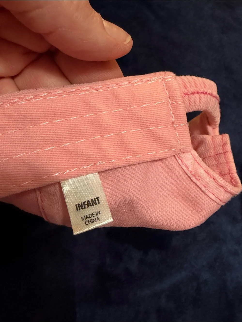 Pink Camo Kids Baseball Cap - I Hunt For Hugs